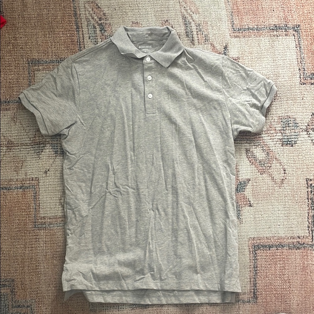 Bonobos Light Gray Polo Shirt
